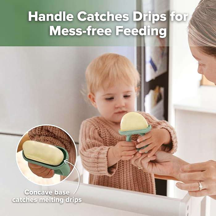 Haakaa Breastmilk Popsicle Mold for Babies, Frozen Breast Milk Teether | Natural Gum Comfort, Easy-grip Handles, Less Mess, Easy Release, BPA-Free Silicone - Image 6