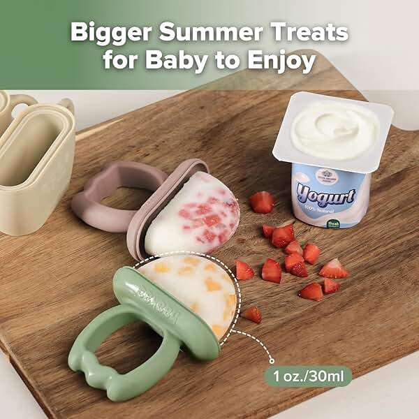 Haakaa Breastmilk Popsicle Mold for Babies, Frozen Breast Milk Teether | Natural Gum Comfort, Easy-grip Handles, Less Mess, Easy Release, BPA-Free Silicone - Image 7