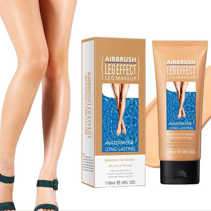 Waterproof Leg Makeup No Transfer - Vein and Scar Cover Up for Body, Tattoos, Varicose Veins - Long Lasting Foundation for Black Skin (2#, 4oz) - Image 1