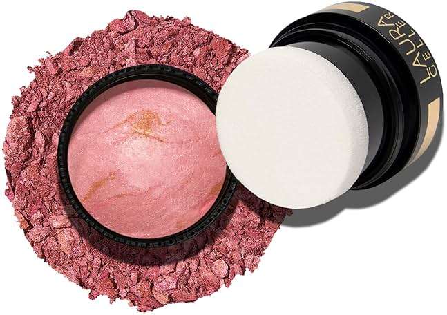 LAURA GELLER NEW YORK Baked Blush-n-Brighten Baked to Go - Pink Buttercream - Travel Size Blush - Image 1