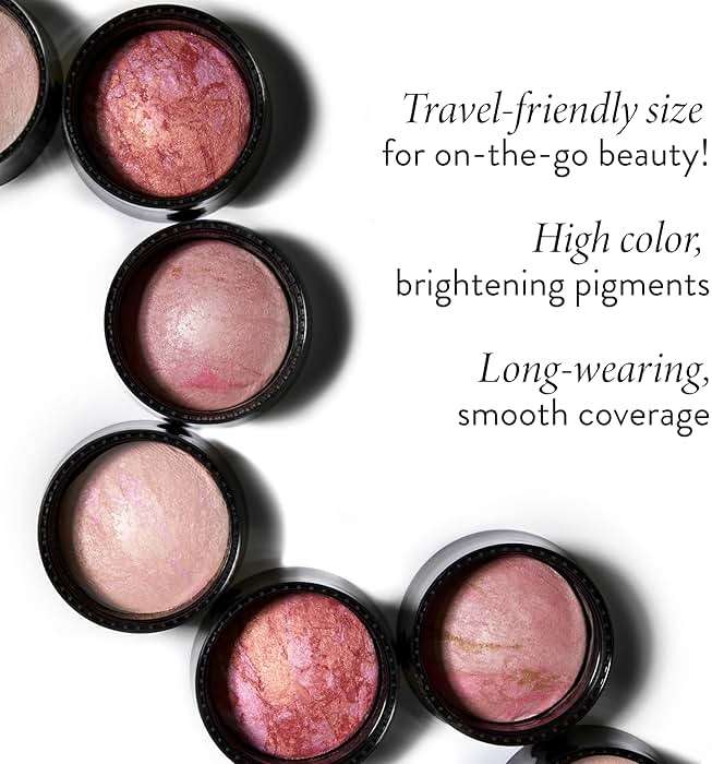 LAURA GELLER NEW YORK Baked Blush-n-Brighten Baked to Go - Pink Buttercream - Travel Size Blush - Image 3