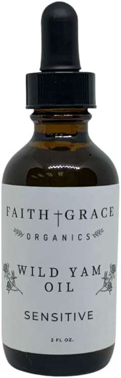 FAITH AND GRACE ORGANICS, WILD YAM OIL, balancing for men and women for sensitive skin, organic ingredients, made in USA, 4 FL Oz - Image 1