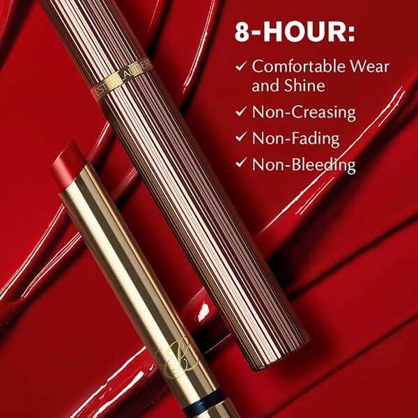 Estée Lauder Pure Color Explicit Long-Lasting Slick Shine Slim Lipstick for Women | Plumping & Hydrating - Image 4
