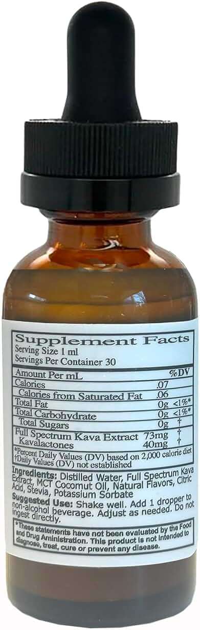PRIMO KAVA Kava Drops | Water Soluble Kava Extract | Concentrated Tincture Beverage Enhancer | Authentic Kava Kava from Fiji | 40mg Kavalactones | Certified 3rd Party Testing | 1oz - Image 7