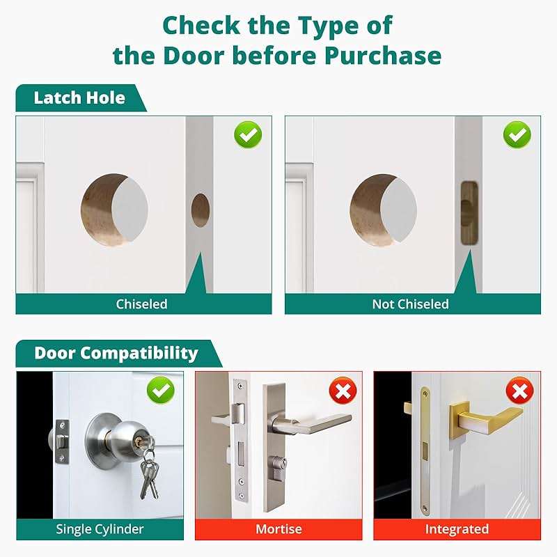 AkaGear Keyless Entry Door Lock with Fingerprint - Electronic Keypad Deadbolt, Smart Locks for Front Door, Auto-Lock & One Touch Locking with Bluetooth, Password Code, APP Control, Satin Nickel - Image 3