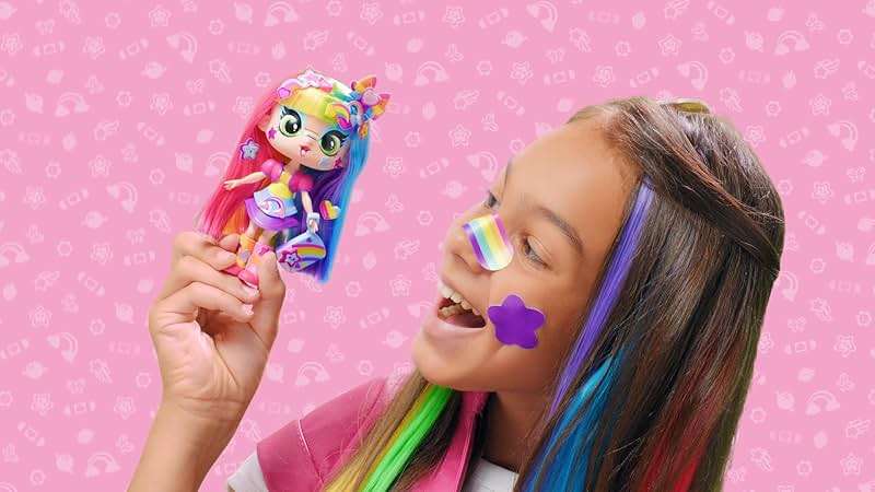 Decora Girlz 5" Mystery Collectible Dolls, 8 Surprises to UNbox, Fun Fashions & Stickers, 9 to Collect, who Will You get? - Image 2