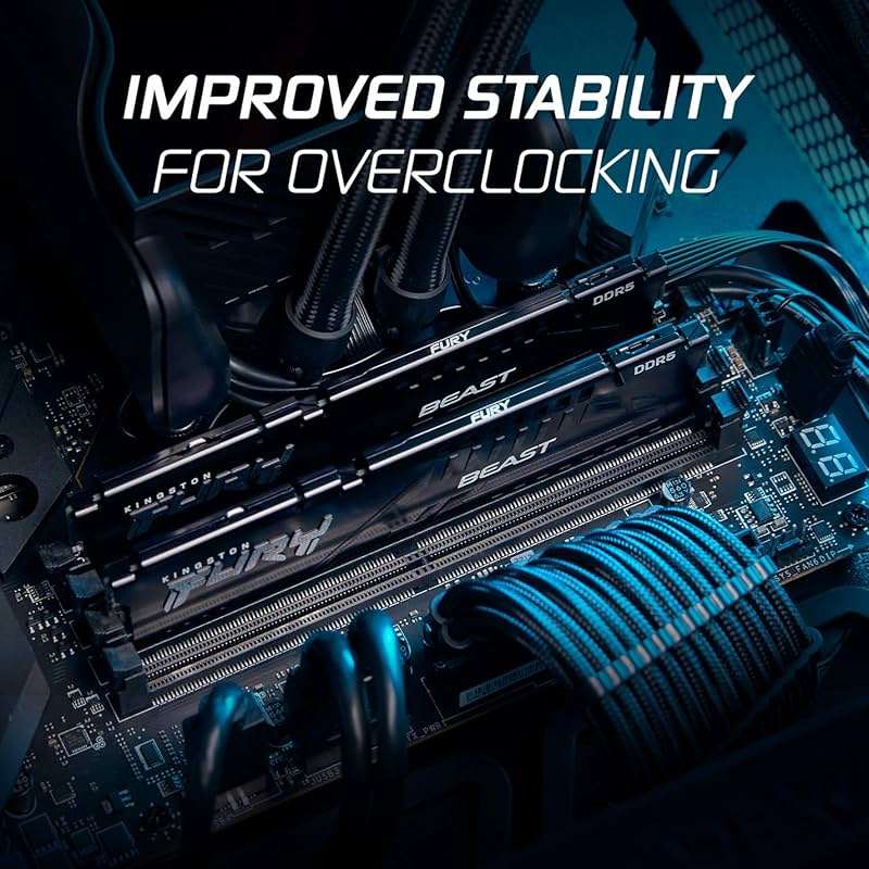 Kingston FURY Beast 32GB (2x16GB) 6000MT/s DDR5 CL30 Desktop Memory | AMD EXPO | Kit of 2 | KF560C30BBEK2-32 - Image 4