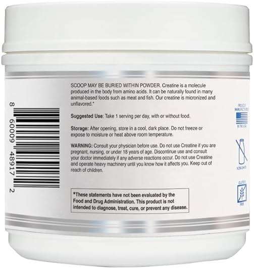 Pure Creatine Monohydrate Powder 5g Per Serving | Creatine Powder 500g for Men and Women | Unflavored Creatine Nutritional Supplement for Muscle Building & Recovery | Non-GMO & Vegan-Friendly - Image 2