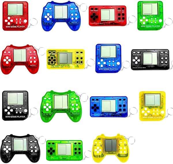 MEZHOBBY 15PCS Video Game Party Favors for Kids, Video Game Keychain Party Supplies, Party Favors for kids 8-12, Classroom Prizes Birthday Gifts - Image 1