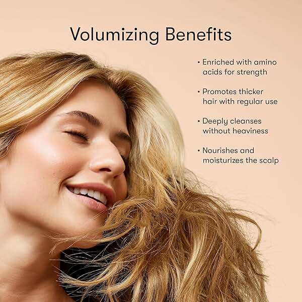 Odele Volumizing Sulfate-Free Shampoo & Conditioner Set, Adds Moisture, Shine, and Fullness for Straight or Wavy Hair Types, 13 Fl Oz Each (2-Pack) - Image 4