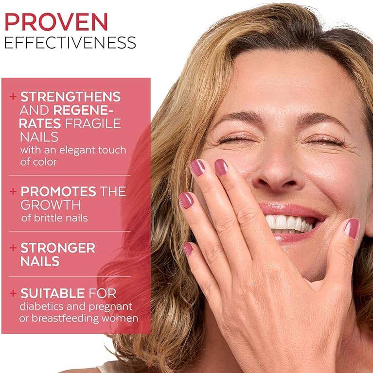 PODERM Nail Polish | Nail strengthener | Nail Care for strong Nails – Enriched with Keratin, Biotin and Silicon – Hands & Feet – Swiss Made - Rosewood - Image 2
