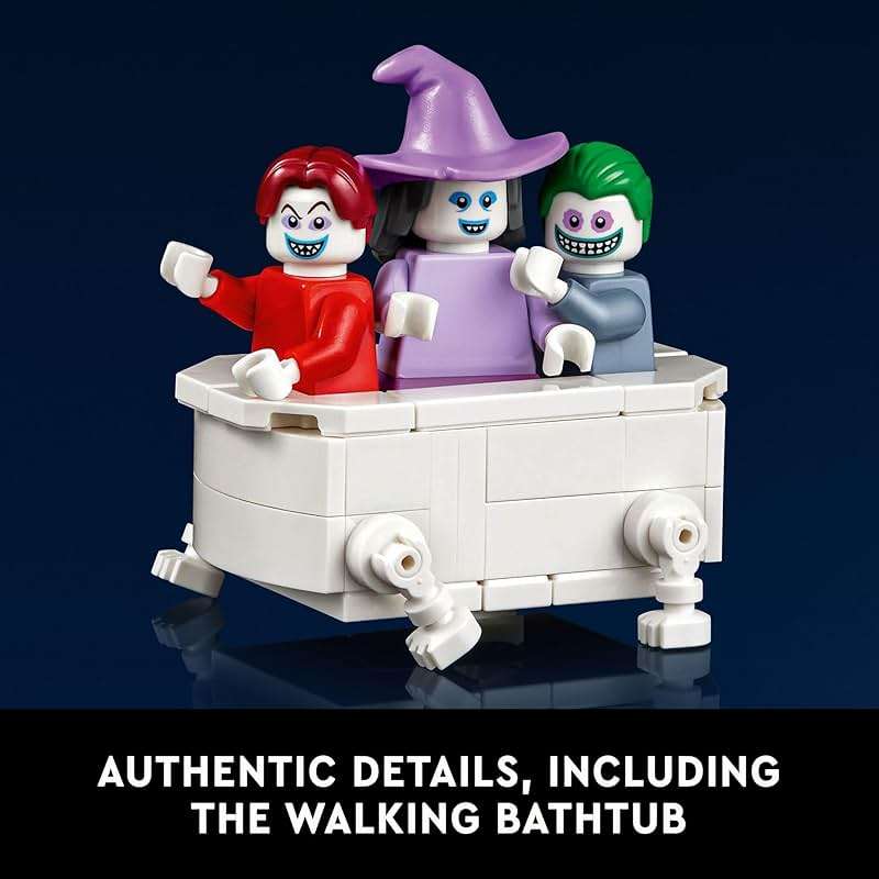 LEGO Disney Tim Burton's The Nightmare Before Christmas Decor - Building Set for Adults for Display, Ages 18+ - Collectible DIY Craft for Fans of Iconic Movie with Minifigures Included - 21351 - Image 4