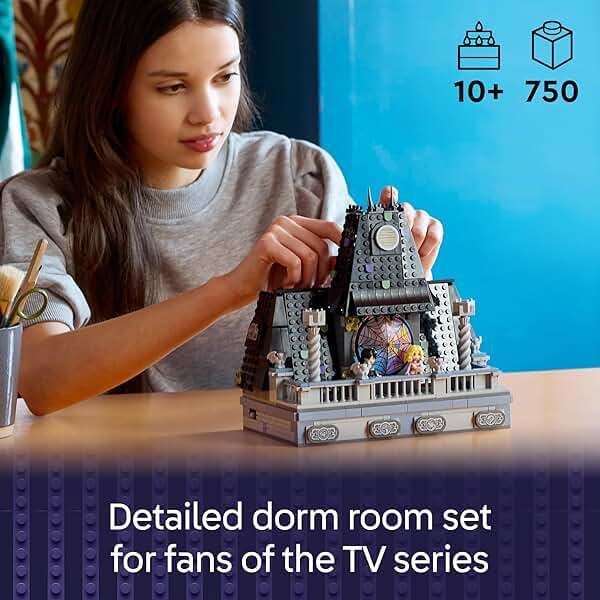 LEGO Wednesday & Enid's Dorm Room Playset - Building Toy for Pretend Play with 4 Minifigures - Wednesday Addams Doll for Kids, Girls & Boys, Ages 10+ - Gift Idea for Birthday - 76781 - Image 2