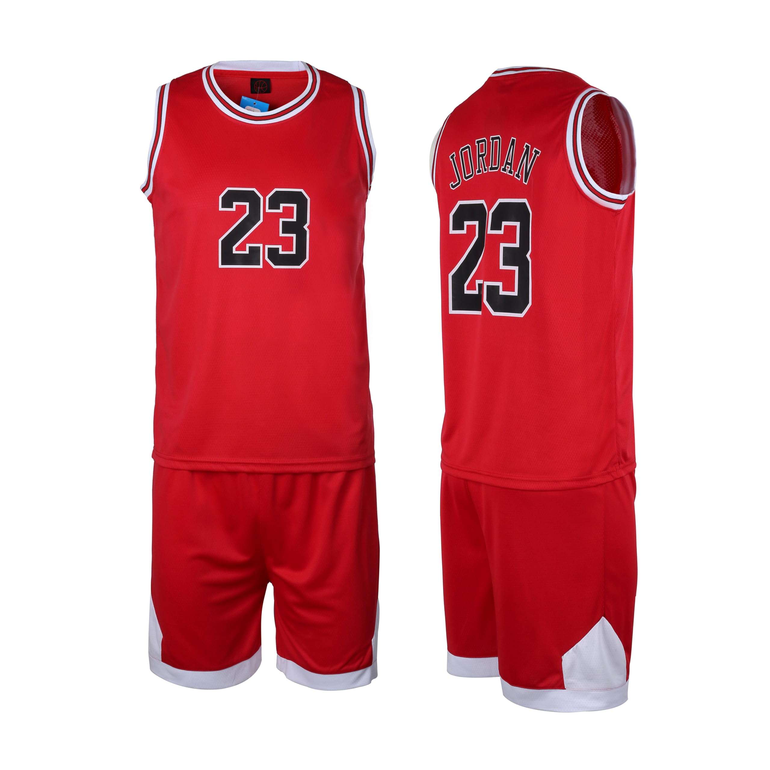 #23 Boys Basketball Jersey Set with Headband and Wristband Basketball Tank Top Shorts Sport Suit Gift for Fans Teens Youths - Image 6