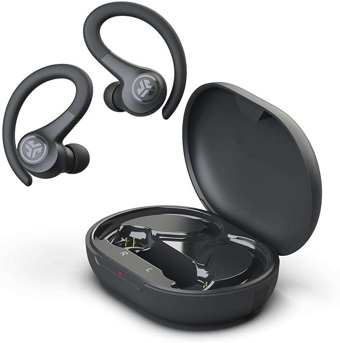 JLab, Go Sport+, True Wireless Workout Earbuds, Bluetooth Sport Earbuds, Clear Calling, Graphite - Image 6