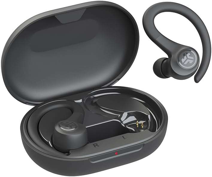 JLab, Go Sport+, True Wireless Workout Earbuds, Bluetooth Sport Earbuds, Clear Calling, Graphite - Image 7