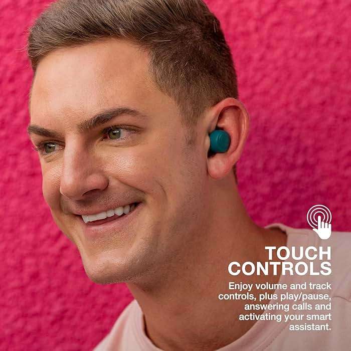 JLab Go Air Pop+, True Wireless Earbuds, Bluetooth Earbuds with Microphone, Dual Connect, USB-C Charging Case, Teal - Image 6