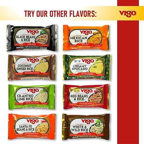 Vigo Authentic Rice Variety Pack, Low Fat, 8oz Pack of 3 (Saffron Yellow Rice, Red Beans & Rice, and Black Beans & Rice) - Image 5
