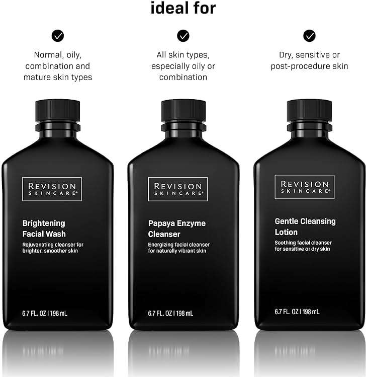 Revision Skincare Brightening Facial Wash, Exfoliating Face Cleanser with Vitamin C and Vitamin E - Image 7