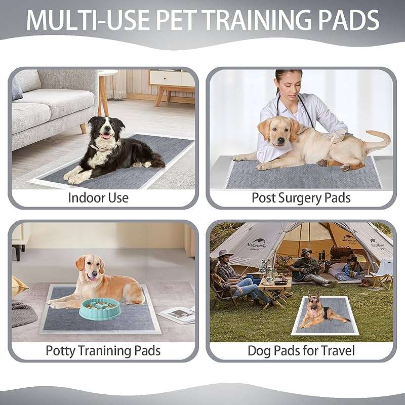 TinyWiz Dog Pee Pads Odor-Control Super Absorbent Charcoal Potty Training | extra large pee pads xxl, disposable urine bed pads for odor-control, training liners for housebreaking puppy pads 30 pcs - Image 6