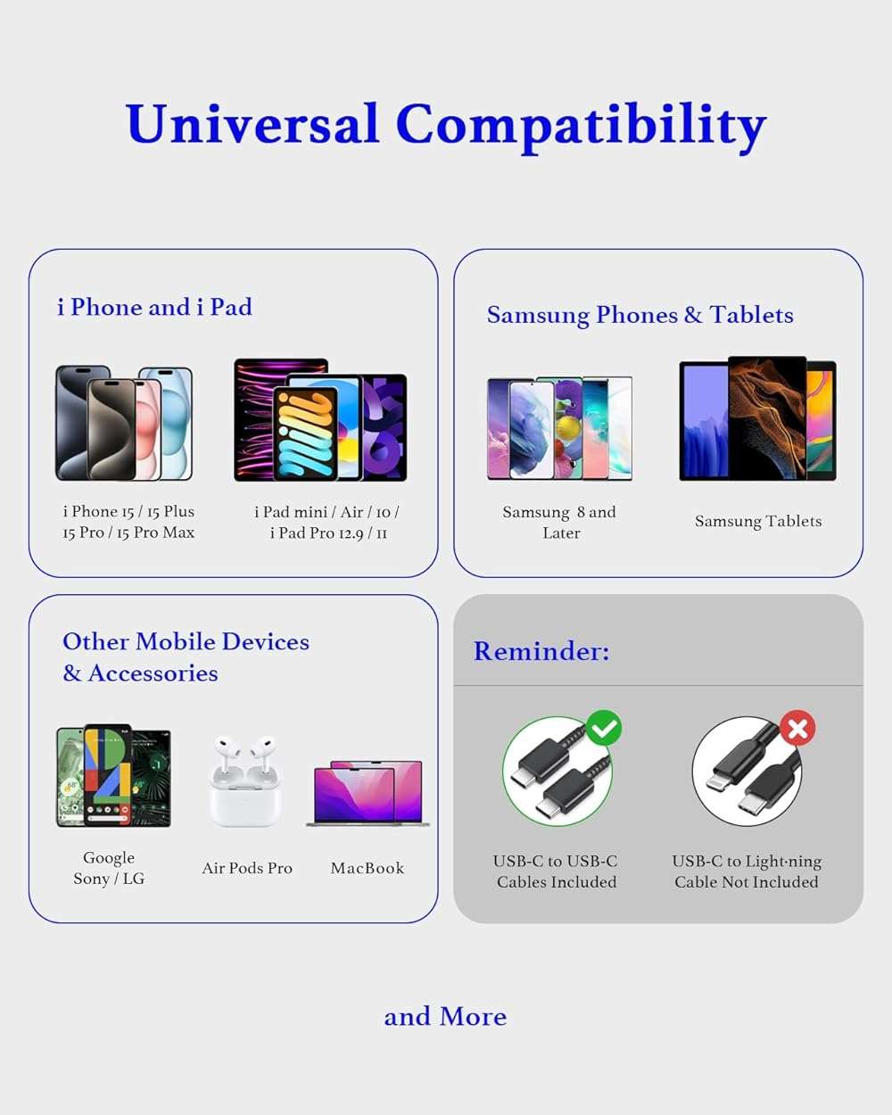 25W Type C Charger Fast Charging 10 ft, USB C Charger Block & Android Phone Chargers Cord 10 Foot for Galaxy S25 Ultra/S25/S25+/S24 Ultra/S24/S24+/S23/S22 Ultra - Image 5