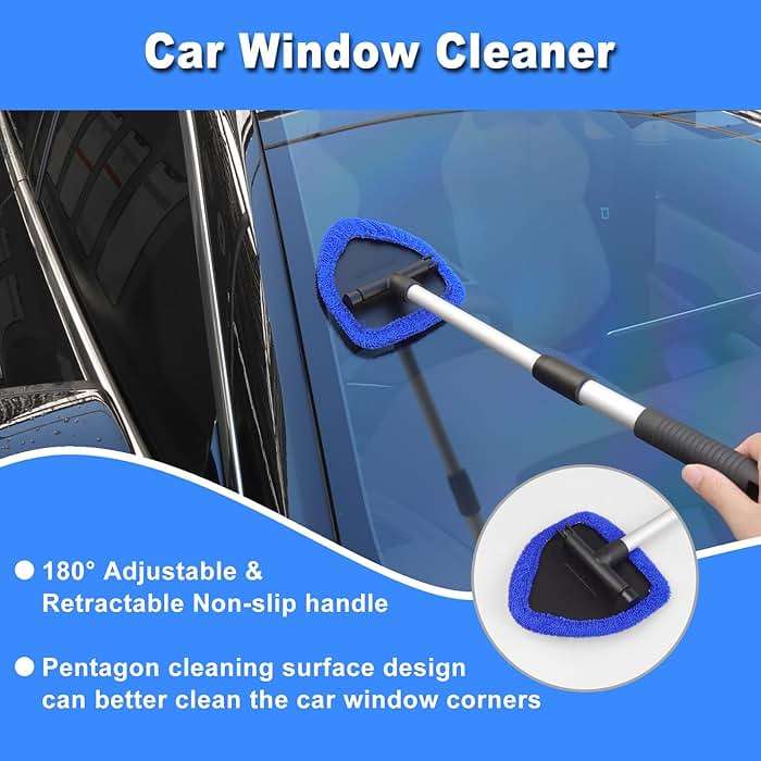 17pcs Car Detailing Kit Interior Cleaner, Car Interior Cleaning Kit with Handheld Car Vacuum, Car Detailing Brushes, Windshield Cleaning Tool, Car Cleaning Supplies, Car Accessories for Men, Women - Image 4