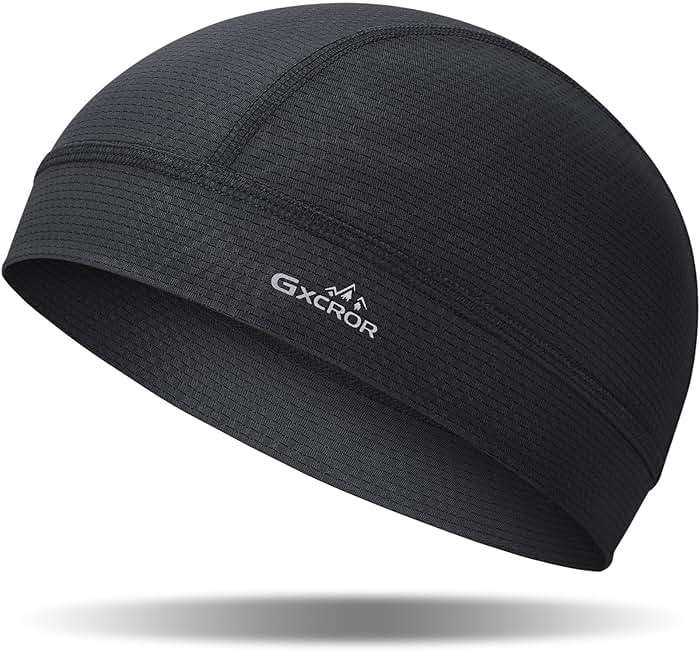 GXCROR Cooling Skull Cap Helmet Liner for Men Women, Moisture Wicking Cycling Cap - Image 1