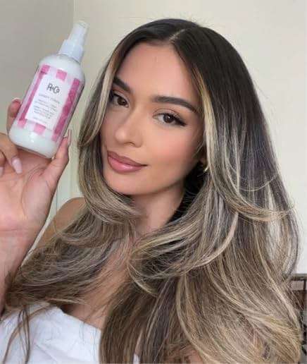 R+Co Candy Stripe Protect + Prep Detangling Spray | Instantly Detangles, Nourishes Hair, Prevents Breakage | Vegan + Cruelty-Free | 8.5 Fl Oz - Image 6