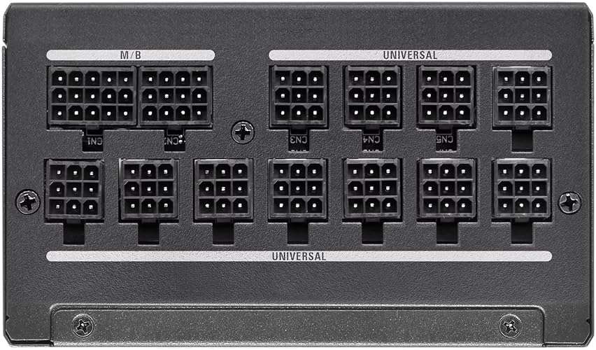 Super Flower Leadex VII XP PRO 1000W 80+ Platinum, Cybenetics Platinum, Full Modular, ATX 3.1 & PCIe 5.1, W/12VHPWR (2x8pin-16pin Native Cables), FDB Fan, SF-1000F14XP, Black - Image 3