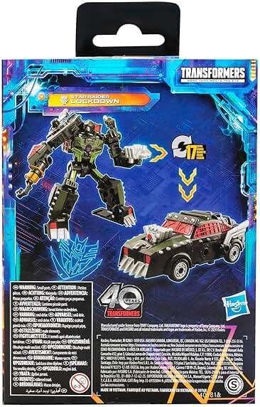 Transformers Generations Legacy United Deluxe Class Star Raider | Lockdown - Image 6