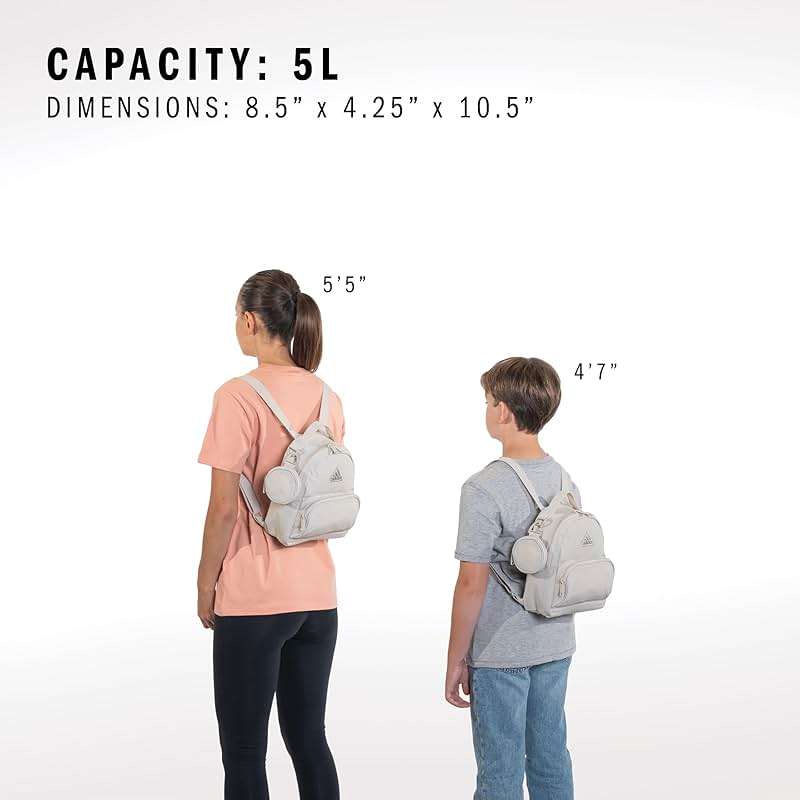 adidas Mini Backpack for Women – Small Bag for Travel, Gym, Festival & More - Image 7