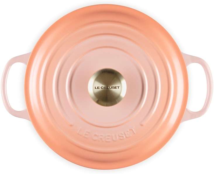 Le Creuset Enameled Cast Iron Signature Round Sauteuse, 3.5qt., Peche - Image 4