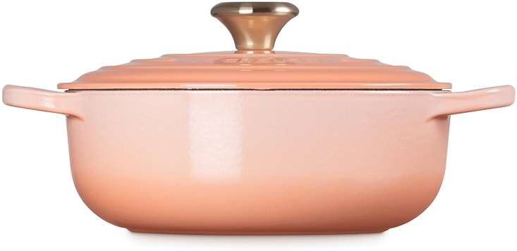 Le Creuset Enameled Cast Iron Signature Round Sauteuse, 3.5qt., Peche - Image 6