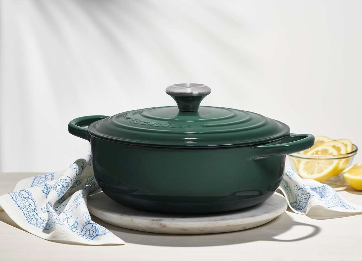 Le Creuset Enameled Cast Iron Signature Round Sauteuse, 3.5qt., Peche - Image 7