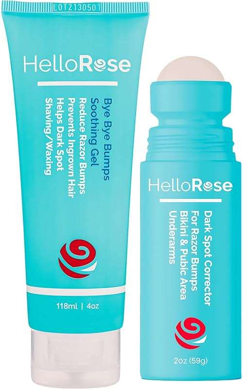 Razor Bump Treatment for Bikini Area (Made in USA)- Ingrown Hair Serum for Women & Men w/ Dark Spot Corrector for Pubic & Underarms Area-Say Bye to Razor Burns w/ Ingrown Hair Treatment - Image 1