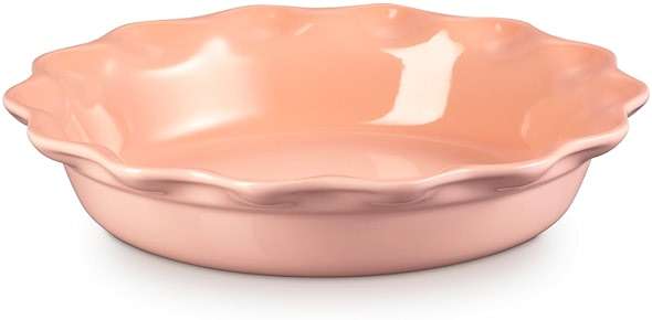 Le Creuset Stoneware Heritage Pie Dish, 9", Peche - Image 3