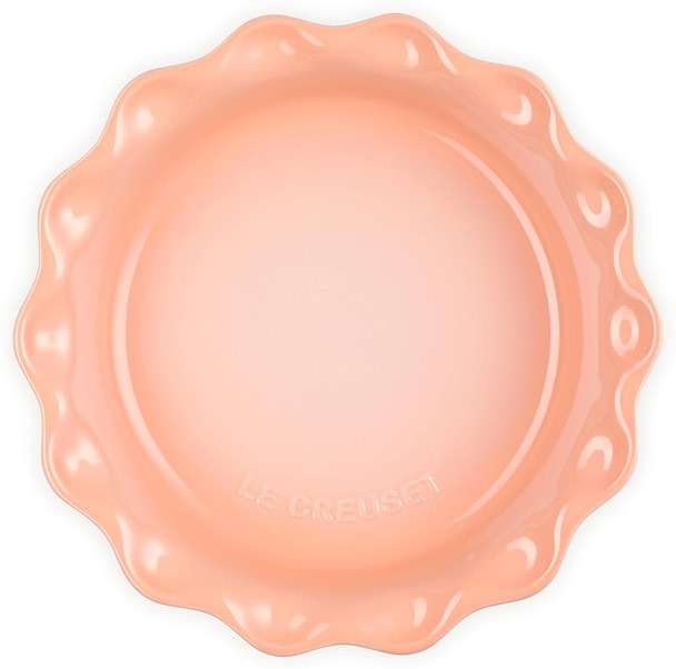 Le Creuset Stoneware Heritage Pie Dish, 9", Peche - Image 5