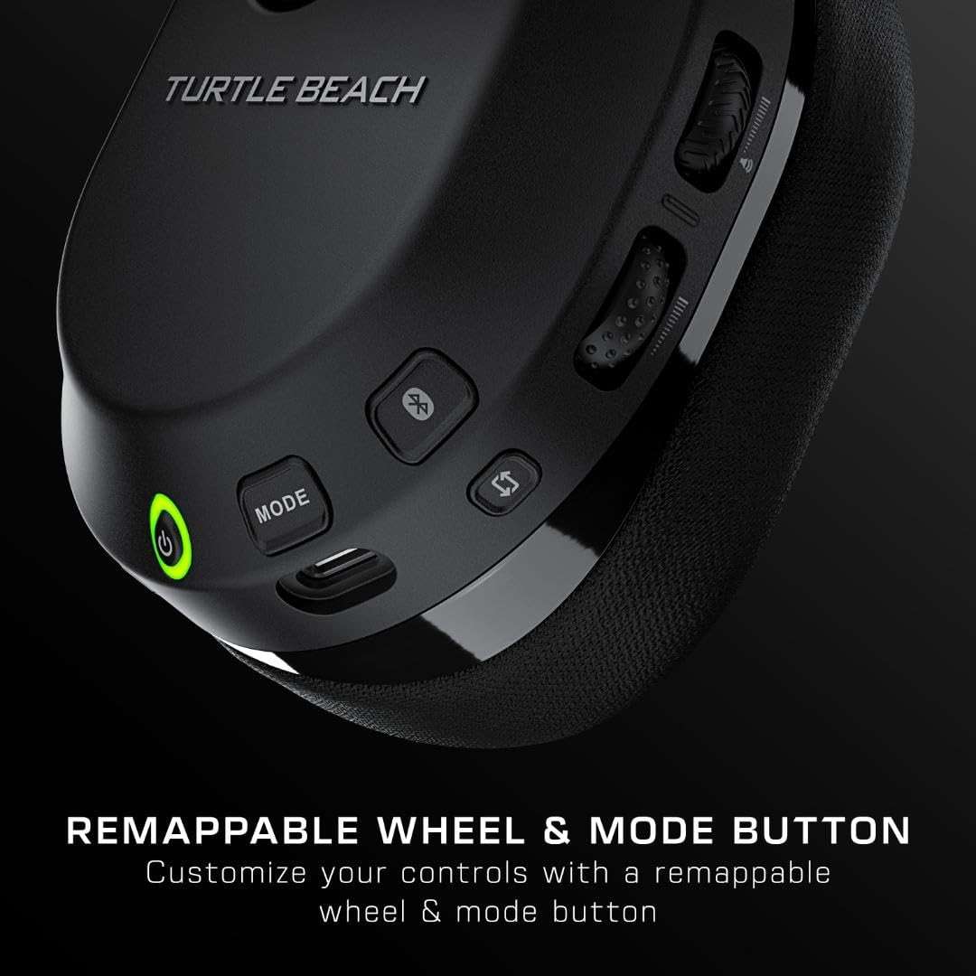 Turtle Beach Stealth 600 Wireless Multiplatform Amplified Gaming Headset for PS5, PS4, PC, & Mobile – Bluetooth, 80-Hr Battery, Noise-Cancelling Flip-to-Mute Mic, 50mm Speakers – Black - Image 8