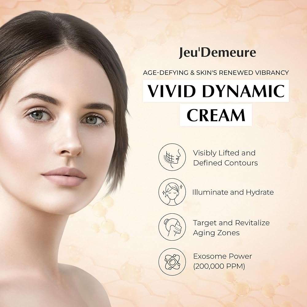 JEU'DEMEURE DermiShuttle Vivid Dynamic Cream with Peptides Moisturizer, Exosome 200,000ppm for Glowing, Deep Hydrating, Anti-Aging and Rich Texture, Suitable Korean skincare Anti-Aging 1.69 fl oz - Image 9