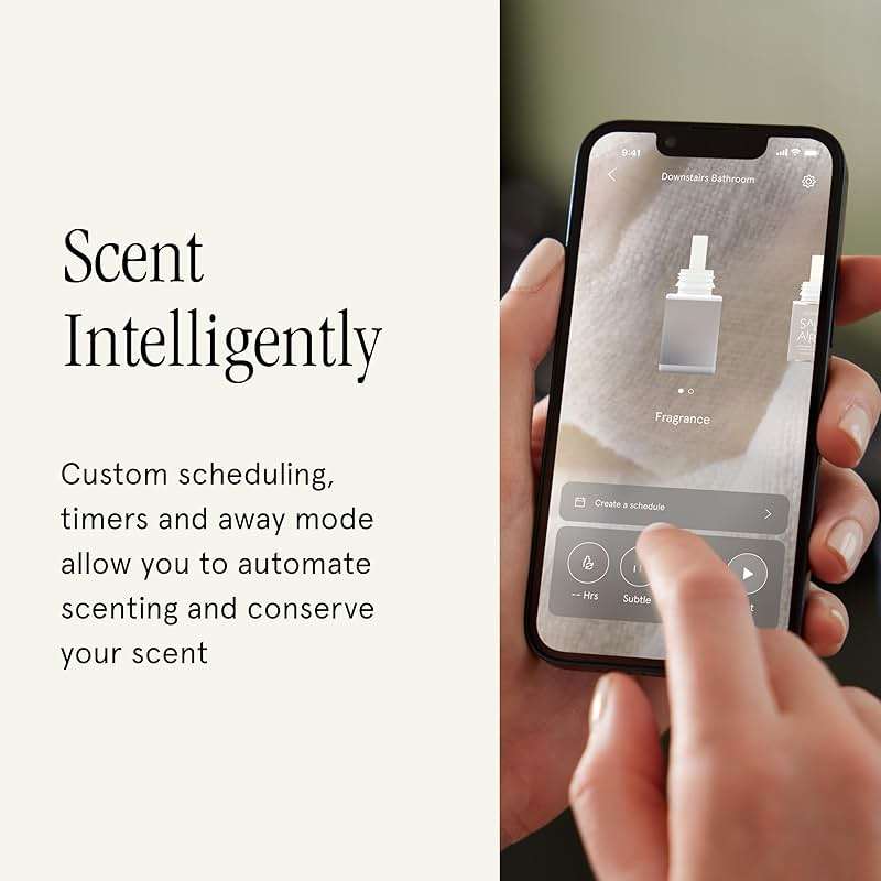 Pura Plus Smart Home Fragrance Diffuser for Large Spaces - Adjust Scent Intensity, Set Schedules, Timers & More in Pura App - Fragrances Sold Separately - White - Image 5