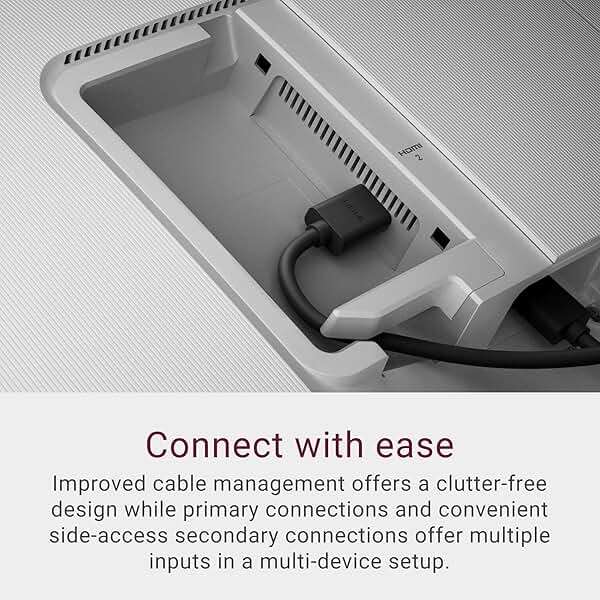 Dell S2425HS Monitor - 23.8 Inch, FHD (1920x1080) Display, 100Hz Refresh Rate 1500:1 Contrast Ratio, TÜV Rheinland Eye Comfort 4 Star, Integrated 2x5W Speaker, Height/Tilt/Swivel/Pivot - Ash White - Image 11