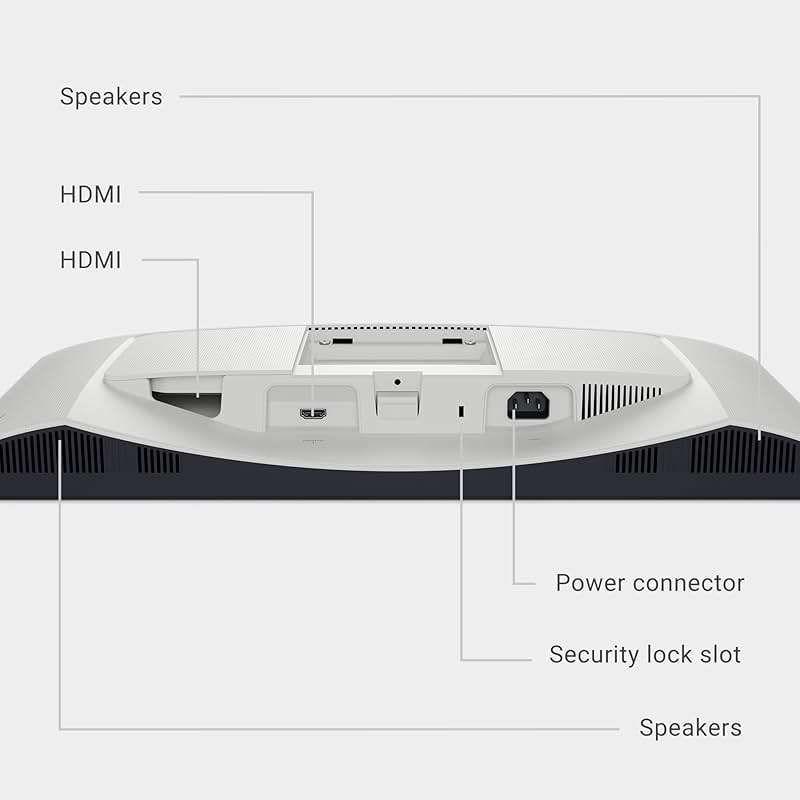 Dell S2425HS Monitor - 23.8 Inch, FHD (1920x1080) Display, 100Hz Refresh Rate 1500:1 Contrast Ratio, TÜV Rheinland Eye Comfort 4 Star, Integrated 2x5W Speaker, Height/Tilt/Swivel/Pivot - Ash White - Image 13