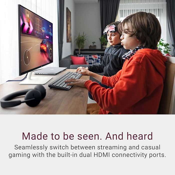 Dell S2425HS Monitor - 23.8 Inch, FHD (1920x1080) Display, 100Hz Refresh Rate 1500:1 Contrast Ratio, TÜV Rheinland Eye Comfort 4 Star, Integrated 2x5W Speaker, Height/Tilt/Swivel/Pivot - Ash White - Image 3