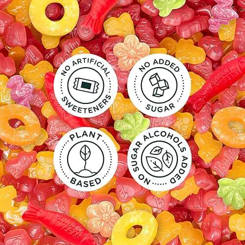 SmartSweets Variety Pack Candy, 1.8oz (Pack of 8), Candy With Low Sugar & Calorie, Healthy Snacks For Kids & Adults - Sweet Fish, Peach Rings, Tropical Sours, Barbie Pink Lemonade Dream - Image 5