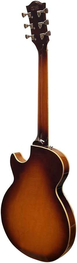 IYV-IJZ-300A TSB Jazz Solid hollow-Body Electric Guitar, Tobacco Sunburst - Image 4