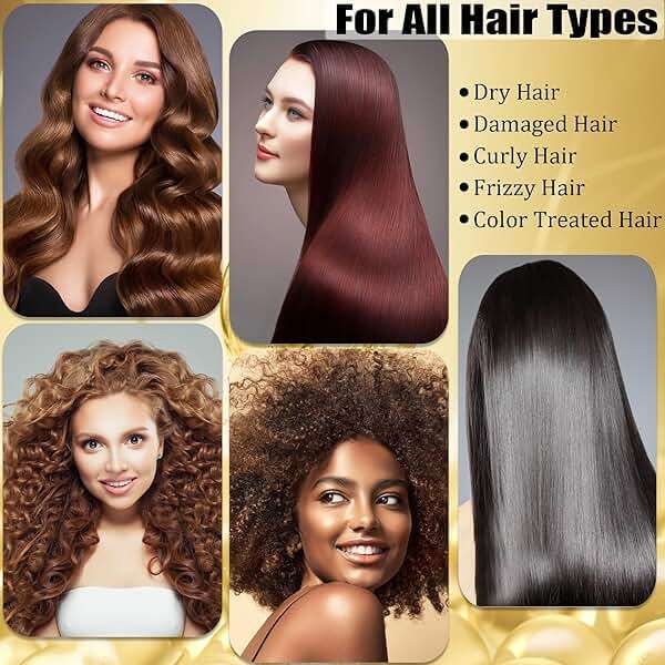 Collagen Hair Mask & Keratin Hair Mask for Damaged Hair,Keratin Hair Treatment,Repair Deep Conditioner for Dry Hair,Vitamin E Natural Hydrating Hair Mask with Argan Oil All Hair Type,Hair Care Gifts - Image 6