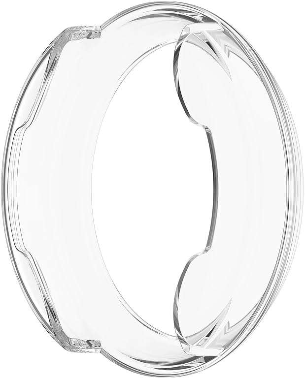 TenCloud Watch Cases Compatible with Garmin Lily 2 Case Soft TPU Shockproof Case Protective Cover Bumper Protector No Screen Protector (Clear) - Image 3