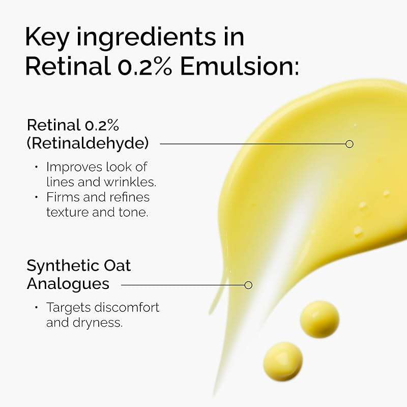 The Ordinary Retinal 0.2% Emulsion, High-Strength Retinoid Serum for Advanced Anti-Aging Support, 0.5 Fl Oz - Image 2