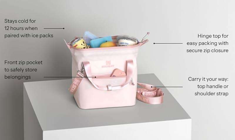Stanley All Day Julienne Soft Cooler Bag and Lunch Box | Insulated Travel Bag with Zipper | BPA-Free - Image 4