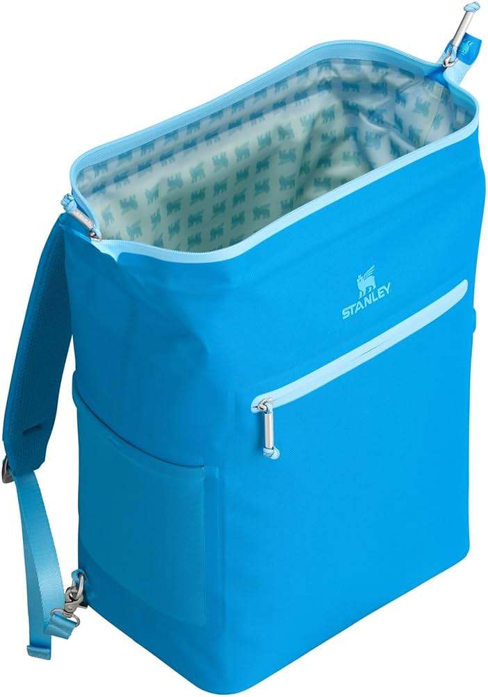 Stanley All Day Madeleine Backpack Soft Cooler 20 Can Cooler with Handle and Shoulder Straps Insulated Travel Bag with Zipper BPA-Free - Image 2